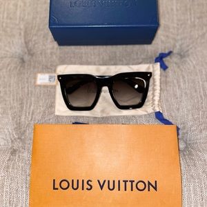 LOUIS VUITTON La Grande Bellezza Sunglasses Z1217E Black